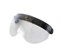 Acouto Motorcycle - -Scratch Helmets Lens Fashion Wind Lens for Standard 3-Snap Open Face Helmets and Fog flexibility. Protects From Eyes While and Wind and Most on Easy Motorcycle (Transparent)
