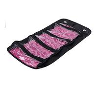 Acouto Multifunctional Make -up Organizer with, Ideal for Cosmetics and Other Personal Articles, Clear and Compact Design (Black)