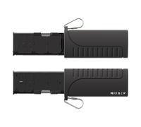 Acouto Multifunctional Memory Card Reader Storage Box 2-in- 5Gbps High-Speed TF/SD Card Reader Carrying Case Holder Type-C Interface IP54 Memory 】Built-in Th