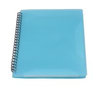 Acouto Music Score Folder Sheet Presentation Book Large Capacity PVC for File Home School Office White and Free the for Ins Music Score FolderSheet FolderMusic BinderPresentation (Blue)