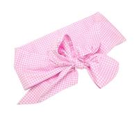 Acouto Newborn Swaddle W Inf Cotton Bowknot S Blanket for Photo Take/Attempt Swaddle W Newborn Cotton Blanket Design Charming and That Are (Light pink lattice)