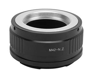 Acouto NEWYI M42?Z Lens Adapter Ring for M42 Mount Lens for Z Mount Camera Body Alloy Body The Ring Can The Through ? Mounted for AdapterAlloy