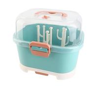Acouto Nursing Bottle Storage Box Compact Household Draining Thickened Plastic Bottle Storage for Home New Green Easy Drying i Nursing BoxBaby (Green)