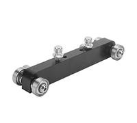 Acouto Nut Bridge Sander Luthier Sanding Tool Aluminium Alloy for Guitar BassBlack Final Shape the By Nut SanderBridge SanderSaddle SanderSaddle Grinding ToolLuthier Sanding ToolMusical (Black)