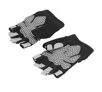Acouto One P Half Finger Sports Gloves Ventilate Removed Pull Slip Sports Gloves for Men Women M Exercises Weightlifting Cycling These a for GlovesRunning (M)