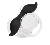 Acouto Pacifier Portable Pa Portable Cute Lips Beard Pacifier Food Grade Silicone 11Roll Bear 3 Design Fits 's Bone 4 The to Scientific That with Fun Secure Food Silicone Grade Cartoon (7 Gentleman)