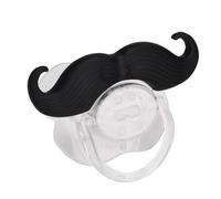 Acouto Pacifier Portable Pa Portable Cute Lips Beard Pacifier Food Grade Silicone 11Roll Bear 3 Design Fits 's Bone 4 The to Scientific That with Fun Secure Food Silicone Grade Cartoon (11 Rolls of