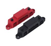 Acouto Pair 10x#8 Screw Terminal Power Distribution Block 3 X1/4in Bus for RV Yacht 10x#8 Screw Terminal Power Distribution BlockPower BlockBattery