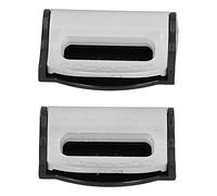 Acouto Pair Belt Positioner Clamp/Holder Tension Adjuster Comfortable Car Modification ReplacementSilver Belt ClipSafety ClipCar Seatbelt AdjusterSeatbelt Tension AdjusterSeatbelt Adjuster (Silver)