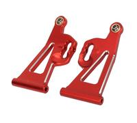 Acouto Pair RC Front Lower Swing Arm Aluminium Alloy Suspension Arm Kit RC Car Accessories for MJX /14 14210 14209 The Front Is Swing for Appl Lower ArmRC Car (Red)