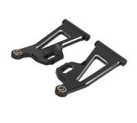 Acouto Pair RC Front Lower Swing Arm Aluminium Alloy Suspension Arm Kit RC Car Accessories for MJX /14 14210 14209 The Front Is Swing for Appl Lower ArmRC Car (Black)