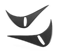 Acouto Pair Taillight Eyebrow Trim Carbon Fiber Rear Light Eyelid Cover Fit for 2012-2016 Full of Carbon Treat Tail Light EyelidTaillight EyebrowLight Eyelid CoverTail Lamp