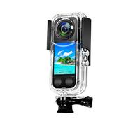 Acouto Panoramic Camera Dive Case Case Diving Housing Underwater 40M Replacement for X3 Camera X3 HousingInsta360 Casewaterproof Housing for X3camera Accessoriesaction Housi