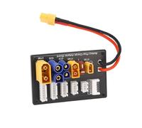 Acouto Parallel Charging Board for 6S LiPo Batteries, Battery Chargers Multi Interface Balance Charger Adapter, Integrated Balance Charging Safety, with XT90, XT60, XT30, EC5, EC3, T