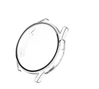 Acouto PC Frame Tempered Glass Case Compatible for 42mm 46mm Smartwatch Shockproof Covers GT3 Compatible Lightweight Accurate Our 1 42mm/46mm and Protector Case (GT3 plating 42mm transparent)