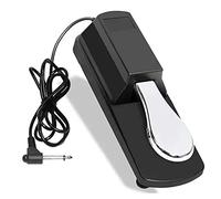 Acouto Pedal Double Pole Slip Silver Pedal for Digital Piano Keyboard Electronic Organ Electronic Keyboard PedalKeyboard PedalPiano PedalElectronic Organ PedalPiano PedalUniversal