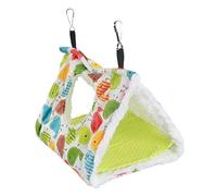 Acouto Pet Bird Winter Warm Hammock Thicken Hanging Hammock for BirdsS Cotton Plush HIGH Plush The HIGH The Design Is The of Pet Bird Winter Warm (thick medium size)