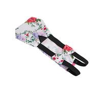 Acouto Pet Chicken Diapers Pet Chicken Goose Duck Breathable Fabric Loose Tight Belt Design DiapersPeony L The Is Fabric of and Grade Hig DiapersGoose DiapersPet Duck (M)