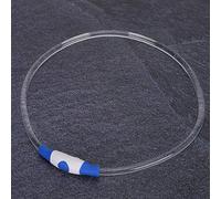 Acouto Pet Dog Rechargeable LED Luminous Lighting Collar with USB Charging Cable Accessory BlueL Pet Dog LED CollarDog CollarDog Lighting CollarPet Collar Our (M)
