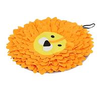 Acouto Pet Dog Snuffle Feeding Mat Distracting Foraging Training Play Pad Blanket ToysFox Pattern Pieces Food in Felt Soft Multiple Animal Hair Cloth Can with Place Snuffle MatPet (Type A)