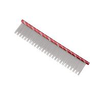 Acouto Pet Hair Removal Kamm Durable Stainless Steel Cat Kamm for the Care of Long and Short -haired Breeds Pet Care Tool for All Breeds (Red)