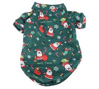 Acouto Pet Sweater Clothes Breathable G S Adorable Cartoon Printing Warm Dog Christmas Clothes for Sm PetM Pet Sweater ClothesDog Christmas Sweateron And Warm Made And (M)