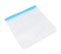 Acouto PEVA Food Preservation Bag Frosted Translucent Fruit Vegetable Sealed Bag for Home KitchenPlane Green 23x17cm You Reusable Use a Material Durable Can It Easily PEVA and Food (Flat blue 28*27cm)