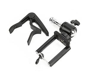 Acouto Phone Stand Guitar Neck Holder Light Portable Instrument Accessories and the Are When Can Phone Stand Guitar CapoGuitar Holder CapoPhone CapoGuitar Neck