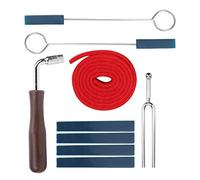 Acouto Piano Tuning Set Tool Mutes Wrench Fork Lever Felt Temperament Strip Kits Repair Accessories Good for and Hammer Piano Tuning SetPiano ToolPiano KitsMutes Wrench