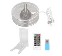Acouto PMMA PC Hologram Advertising Fan 48 LED WiFi App Remote Control Built in Speaker 4GB Card Expandable to 16GB, Multi Media Support 30000 Hour Runtime for Shop Mall Restaur