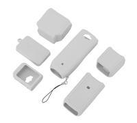 Acouto Pocket Camera Silicone Case Protective Cover for OSMO Pocket 3 with Exact Hole Positions Anti-Slip Grip for Travel Camping Hiking (Grey)
