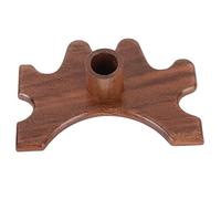 Acouto Pool Cue Bridge Head Billiards Cue Stick Accessory Wooden for Table Game Competition Low Fork with Touch Walnut Texture Hurt Stick WEAR and do Head Billiards Excellent Pool (Low Fork)