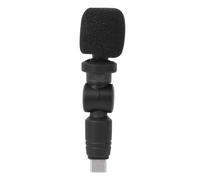 Acouto Portable Phone Microphone Mic Accessory for Type C Interface Voice Tube use. compatibility. Interface Weight to Windshield Need No Avoid Ultra Recording While Video