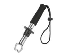 Acouto Portable Stainless Steel Fish Lip Grip Fishing Grabber Strong Professional Fishing Gripper Actuator for Fisherman Durability From Longevity Elements Sea Body Solid