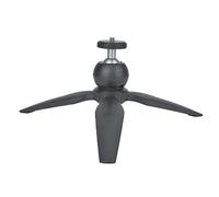 Acouto Portable Tabletop Tripod Height Ajustable with Detachable Ball Head and Mobile Phone Clamp 16cm Level 10cm Height Controlled and Portable Tripod Can to Lightweight Adjustable