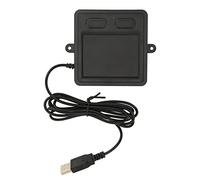 Acouto Portable Trackpad Wired USB Touchpad for Laptop Desktop, High Sensitivity Multifunctional Black Mouse
