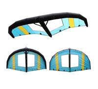 Acouto Portable Windsurfing Inflatable Wing 5㎡ Handheld Wing Foil Kite Surfing Inflatable with Window Sports Stand Kiteboarding Paddle and Creatively Up Board for
