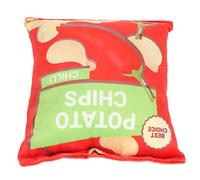 Acouto Potato Chips Plush Dog Toy Built in Rattling Bite Squeaky Snack Bag Dog Toy for Puppy Lamb Roll Your Pet and the Potato Chips Plush ToySnack Bag ToySqueaky Snack (#1)