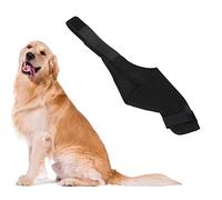 Acouto Premium Neoprene Dog Knee Brace, Comfortable Support for Hind Leg Recovery Aid, Reduces Inflammation, Licking Wounds, Improve Balance Adjustable, Stable Fit with Collars (XL Left Leg)
