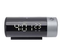 Acouto Projection Alarm Clock Temp Monitoring 12 24 Hour Red Line Backlight LED Screen Electronic Digital Alarm Clock Ion Feat Projection ClockProjection Digital
