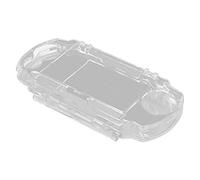 Acouto Protective Case Stylish Slip Shockproof Transparent Protective Shell with Movie Bracket for Case for PSPTransparent Proteul and Back Material