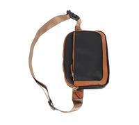 Acouto PU Waist Bag Outdoor Sports Waist Pack Stylish Belt Bag for Men Women Beige Brown Spacious Our with is Zi PU BagPU Belt BagPU PackWaist BagBelt BagWaist (Black Brown)