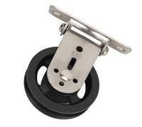 Acouto Pulley Wheel Bidirectional Proof Silent Rotation Traction Wheel for Fitness Pulley System Equipment Plastics The are Bearings with WheelSwivel PulleyGym (Plastics)