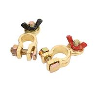 Acouto Pure Copper Car Battery Terminal Connector Clips -, High-Performance Battery Connectors for Eas Car Terminal Connector TorsBattery Pile