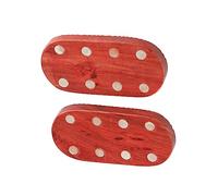 Acouto Push Fidget Slider Exquisite Manufacturing Toy for Autism and Hyperactivity Disorder Office and Play Red Sandalwood Material (Unlimited Water Ripple)