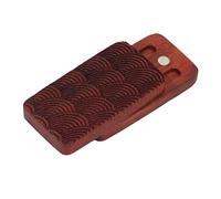 Acouto Push Fidget Slider Exquisite Manufacturing Toy for Autism and Hyperactivity Disorder Office and Play Red Sandalwood Material (Limited Water Ripple)