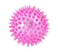 Acouto PVC Pet Dog Puppy LED Light Up Flashing Play Toy Chasing Bounce Spiky to Make Active Irrit PVC Pet Dog Puppy LED (a)
