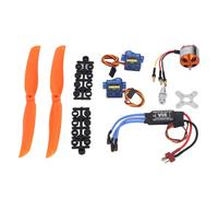 Acouto RC Aircraft Accessories Kit A2212 1400KV Brushless Motor 30A ESC SG90 Servo 8060 Propeller Set for RC Airplane Accessories Aircraft 1400KV KitRC Plane