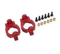 Acouto RC Car C Hub Carrier Front Steering Knuckle Base C Carrier for REMO SMAX 1621 1625 1631 1635 1651 1655 A2505 1/16 RC CarBlue Strength Wear with Long Improving High Aluminum (Red)