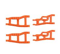 Acouto RC Front Rear Suspension Arm Kit Swing Arm Mount for Rustler Stampede Slash /10 2wd RC Cars Green Made Premium of and Material R Front Rear Suspension KitRC (Orange)